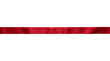 © we.bond.png - Vibrant deep red satin ribbon strip featuring a smooth silky texture and realistic fabric folds presented on transparent background