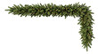 © PNG Studio 99 - Green christmas garland with warm white led lights png on isolated transparent background