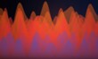 © Jannatul - Abstract sound waves glowing with warm orange and cool blue hues against a dark background