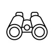 © Warpiya - Binoculars icon flat outline in black