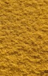 © Francova - Top view macro close-up of Coenzyme Q10 powder texture background. Bright yellow organic supplement or turmeric spice powder surface.