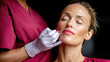 ©  VladaToday - Chairside dental hygiene polishing procedure with hygienist gently polishing patient teeth during preventive cleaning for clinic service page, patient education and appointment guidance