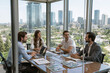 © NTGUILTY - Meeting takes place in a modern office with city view