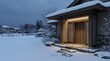 ©  mont blanc mitarash - 高級旅館の玄関