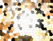 © asmaulart38 - White Minimalist Mosaic Background. Clean Pastel Stone Cell Geometric Pattern. Vinyl Floor Texture