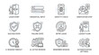 © Zidane Birizqi - Comprehensive Vector Line Icon Set Illustrating User Authentication, Login Security, Identity Verification, and Session Management Processes for Digital Platforms and Applications