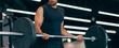 © Prostock-studio - Focused Male Athlete Lifting Heavy Weights At Gym, Showing Determination And Strength, Engaging In Weight Training And Building Muscle In Fitness Environment. Weight Loss Concept.