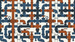 © Arabindu Roy - Interlocking Water Pipes Valves and Fittings Seamless Industrial Pattern Bold Vector Illustration - professional high resolution commercial stock photography with clean detailed commercial stock