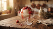© Wealthy_7CupPig - raditional home-style presentation of a classic Panna Cotta served in a vintage crystal dessert coupe,