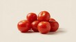 © Nexorium - Fresh red cherry tomatoes with water drops gathered in a small group for healthy cooking and nutrition. tomate cerise