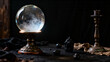 © tdd - Mystical Glowing Crystal Ball Fortune Telling Prop.