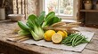 © Тоха Шикула - Vibrant fresh organic fruits and vegetables displayed on a wooden table