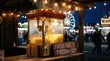 © Mubarak - Fresh hot popcorn at a carnival food stand