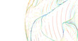 © vegefox.com - Abstract pattern of colorful lines on white, artistic design. Perfect for backgrounds and modern con