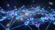 © AY - Abstract Digital Neural Network Connectivity in Cosmic Space