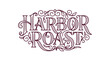 © Wulan - Harbor Roast ornate vintage style typographic logo design.