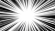 © Ashi - Fast dynamic comic speed lines vector texture with bold black motion streaks on a clean white background, energetic radial movement effect, abstract burst pattern, dramatic action backdrop, modern gra