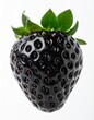 © Abdul - Black Strawberry Isolated on White Background Macro Studio Shot