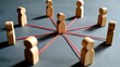 © Fatimazahra7788356 - Community network concept showing people connected through cooperation
