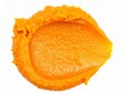 © Yuliia - Fresh pumpkin puree spread on clean white background