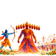© New image#.com - Happy Dussehra concept on background.
