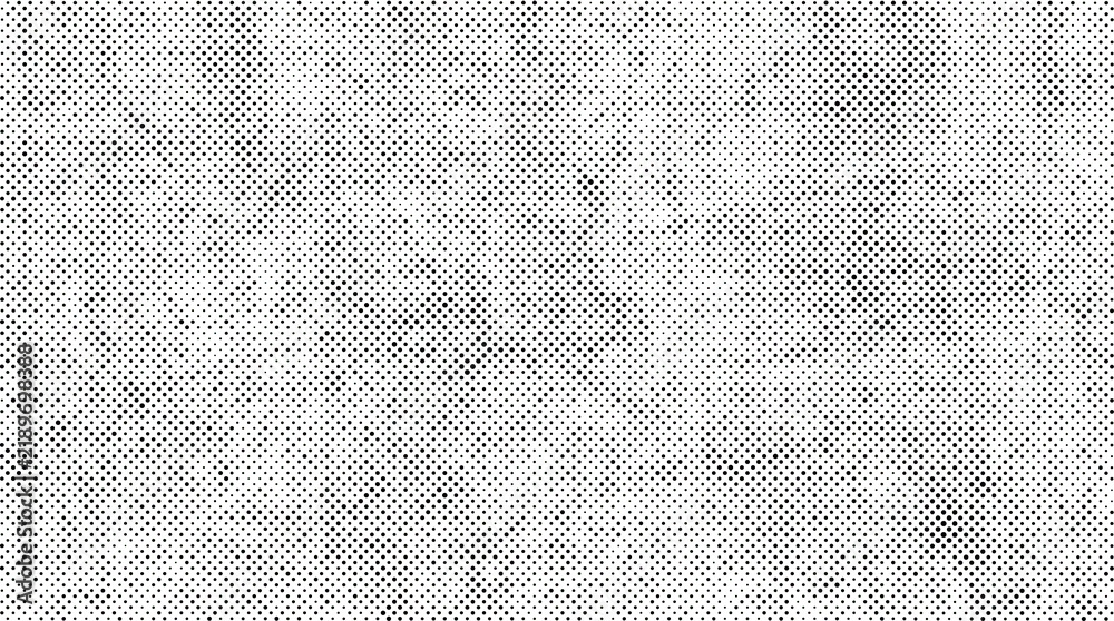 Distressed Grunge Pattern Black and white halftone dot pattern with distressed grunge texture ...