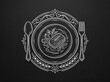 © ENDRY - Elegant Chalk Art Gourmet Food Plate Dinner Menu.