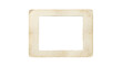 © PNG BOSS - An old, vintage paper photo frame isolated on transparent background