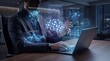 © Hammad - ai automated software development workflow featuring intelligent code analysis task progress tracking and digital checklist interface on laptop for efficient programming productivity and intelligent