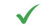 © zain - Green checkmark vector icon on checkered transparent background graphic.