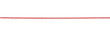 © Dollar - A thin red string lies horizontally straight isolated on transparent background. Useful for conceptual design separations and graphic underlines.