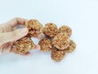 © Kar - A traditional sweet treat known in Malaysia as bepan bihun kecik, which are crispy balls made from fried vermicelli noodles coated in a caramelized sugar.