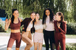 © Maria Vitkovska - Multiethnic group of happy women enjoying friendship and active lifestyle