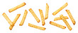 © Photo Find - Falling crinkle cut fries isolated on transparent background