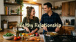 © irma - Happy Young Couple Cooking Healthy Meal Together in a Cozy Modern Kitchen