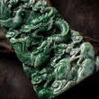 © Mustika - Intricate Jade Carving of Mythical Dragon Design.