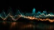 © Anat art - Brain activity is displayed with EEG patterns shifting from chaos to order. This shows the effects of neurofeedback brain training on brainwaves.