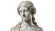 © Mia - Classical marble sculpture of a woman s bust with flowing hair, isolated on transparent background