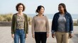 © RAFLY - Diverse Women Friendship Beach Boardwalk Casual Outing Together
