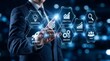 © Oliur - The convergence of digital technologies data analytics and strategic business intelligence is revolutionizing modern operational efficiency and future growth