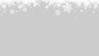 © Maria - Realistic snowflake border overlay on transparent background. Winter frost and snow frame for Christmas design