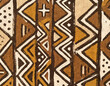 © Muhammad Ali - African Mudcloth Textile Pattern, Tribal Geometric Fabric Texture Background
