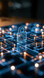 © Kateryna - Glowing padlock and encrypted data streams protecting financial transactions on a digital network interface symbolizing secure business operations against cyber threats bright clean