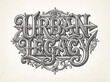 © Vidya Rahmandari - Elaborate ornamental typography with urban legacy text