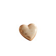 © Romim - A shiny golden heart shape icon representing love and romance for valentines day celebration design