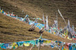 © Eric Lafforgue - Vultures gather among prayer flags at a Tibetan sky burial site, Gansu Province, Hezuo, China