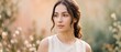 © Robert Garcia - Close-up portrait of young woman with natural skin outdoors