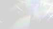 © ikril - Png Background with light bokeh effect. Gorgeous Christmas background with glowing dust. Rainbow neon prism sends crystal light across diamond glass glitter.