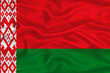 © YanlethRivera - Belarusian flag textured with fabric background. Flag of Belarus with a soft fabric texture