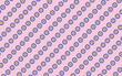 © Aisy Himura - Colorful seamless pattern with concentric circles on a pink background, arranged diagonally to create a playful retro texture for wallpaper, fabric, packaging, and creative designs.